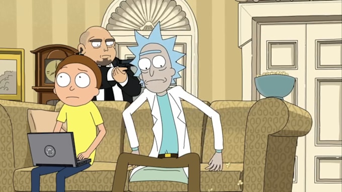 Gig Preview - Do rick and morty style animation, simpsons animation, bojack horseman animation