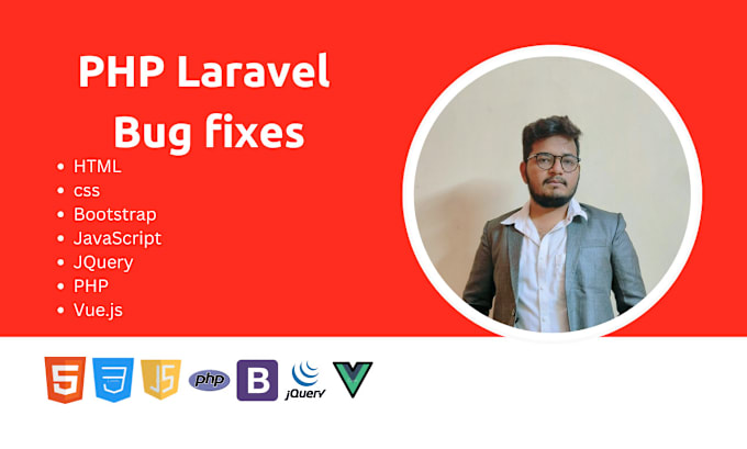 Gig Preview - Fix HTML, CSS, mysql, and PHP laravel bugs