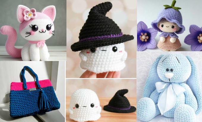 Gig Preview - Write detailed amigurumi crochet patterns with picture, PDF, video tutorial