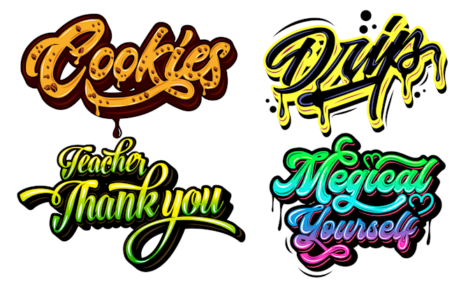 Gig Preview - Create a awesome graffiti typography and hand lettering logo