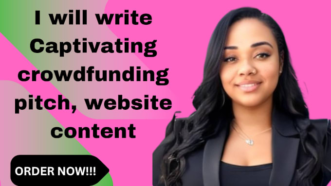 Gig Preview - Write crowdfunding pitch, sales copy, website content for your campaign