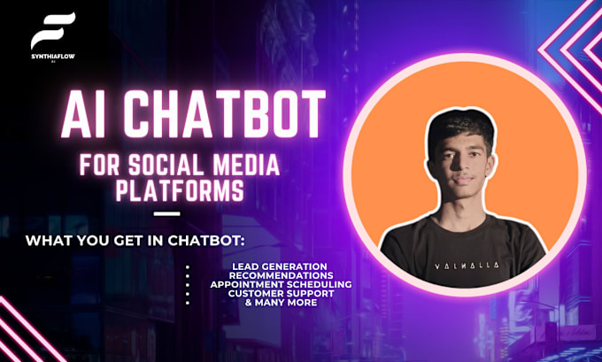 Gig Preview - Create advanced ai chatbots for social media platforms