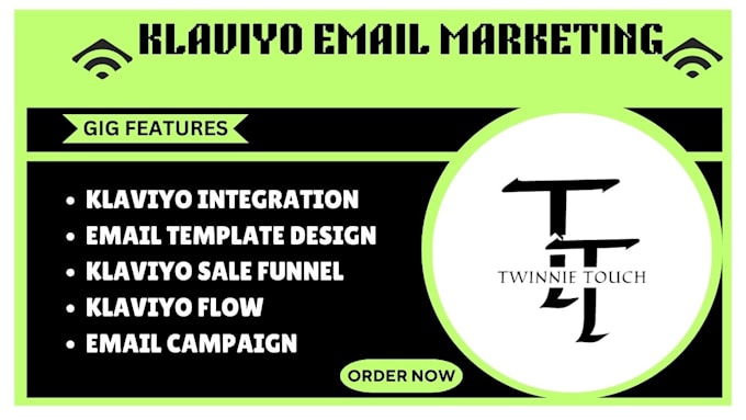 Gig Preview - Klaviyo email SMS marketing campaign template automation shopify sales flows