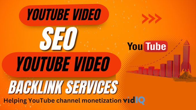 Bestseller - high quality you tube backlink and youtube video seo with vidiq