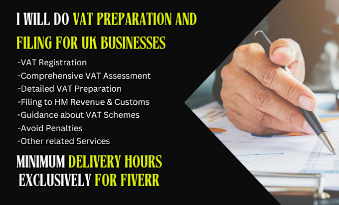 Gig Preview - Do vat preparation and filing to hmrc