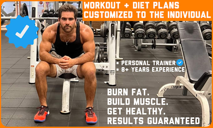 Gig Preview - Customize a workout and diet plan for your goals