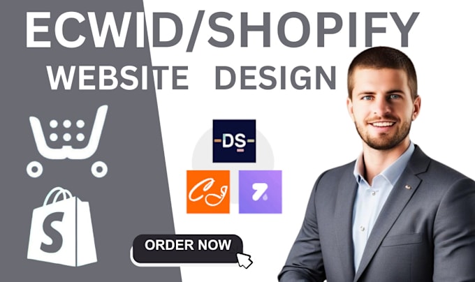 Gig Preview - Setup ecwid store ecwid website design shopify dropshipping bigcommerce store