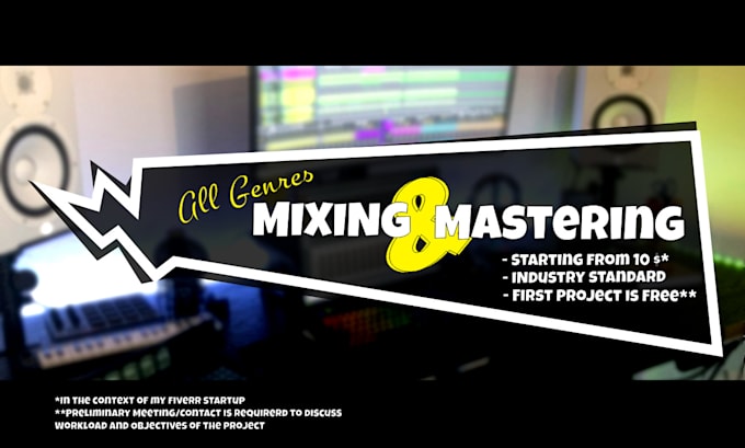 Gig Preview - Mix your song on a professional level, the first project is free