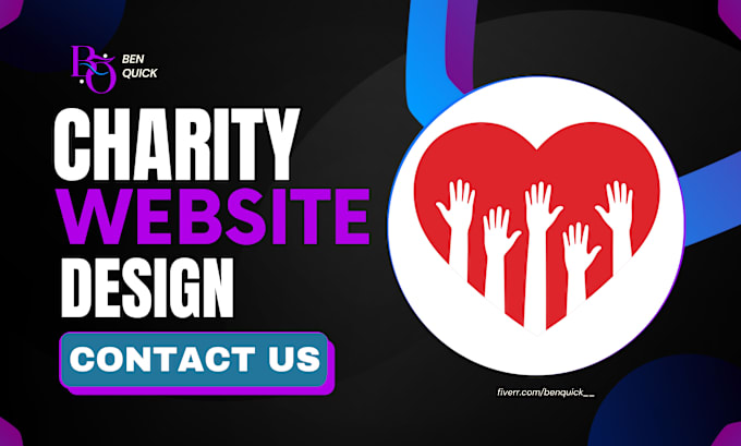 Gig Preview - Non profit website for non profit charity, ngo donation organization, web design