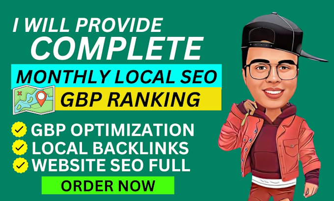 Gig Preview - Skyrocket your monthly local seo ranking with google my business optimization