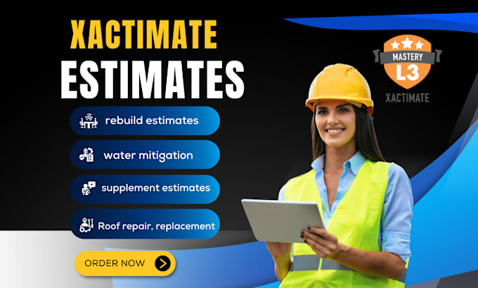 Gig Preview - Do estimation using xactimate for insurance claim estimate