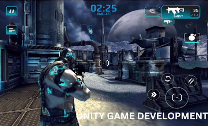 Gig Preview - Develop a 3d unity game for pc, android, vr game, multiplayer game, blender