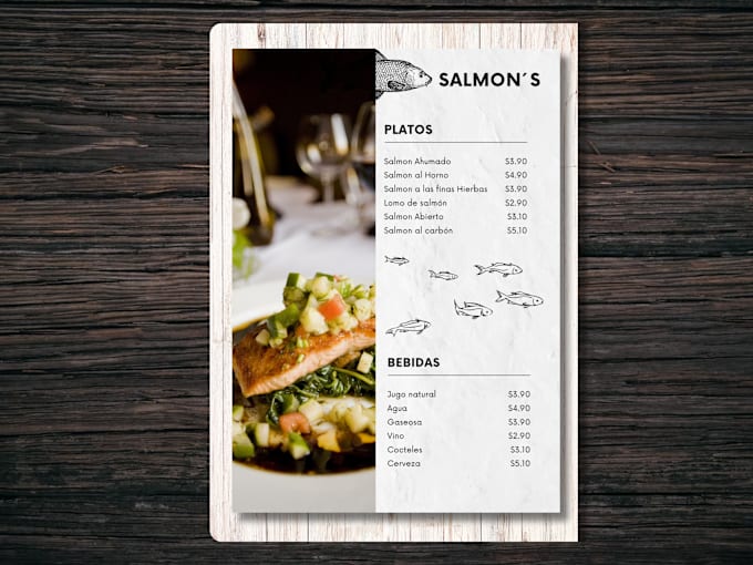 Gig Preview - Design the best restaurant menu for you in 12 hours