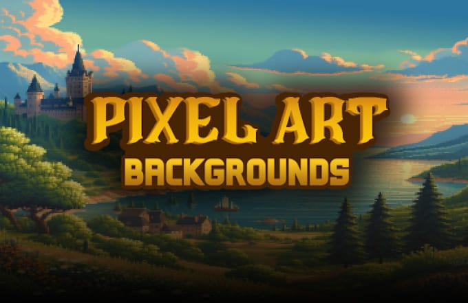 Gig Preview - Create pixel art backgrounds and landscapes for your game