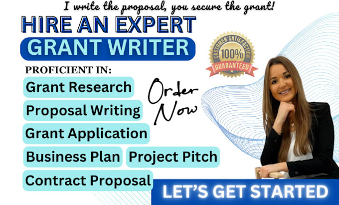 Gig Preview - Research, write grant proposal, business plan, submit grant proposal, nonprofits