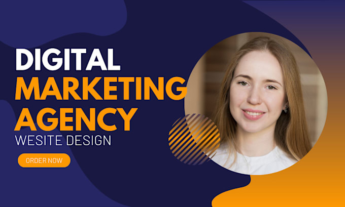 Gig Preview - Design a professional digital marketing agency website