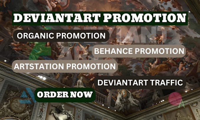 Gig Preview - Promote your deviantart page, artstation, behance, deviantart page views