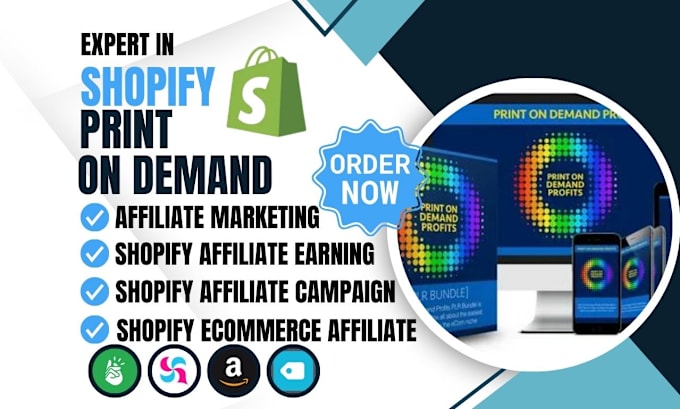 Gig Preview - Design esty SEO print on demand printify one product store redesign shopify webs