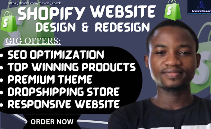 Bestseller - design, redesign shopify dropshipping store, shopify website, shopify store