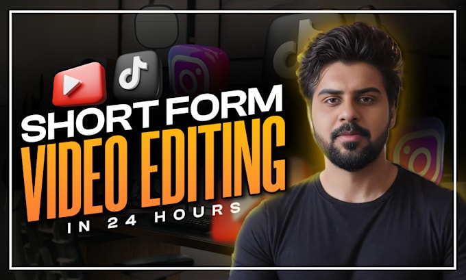 Gig Preview - Do short form video editing for youtube shorts, reels, and tiktok in 24 hours