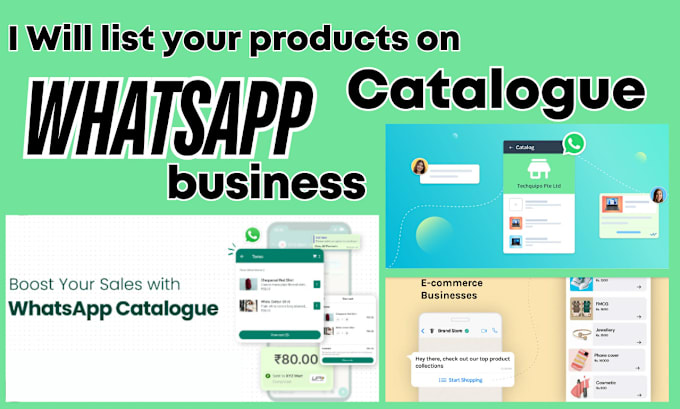 Gig Preview - List your products in whatsapp business catalogue