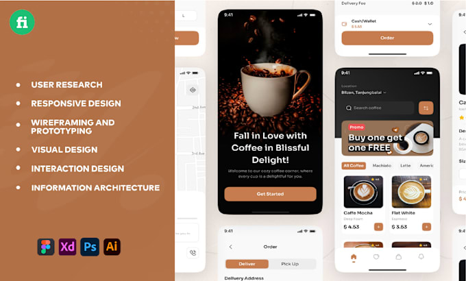 Gig Preview - Do mobile app ui ux design, figma app design, app store screenshot