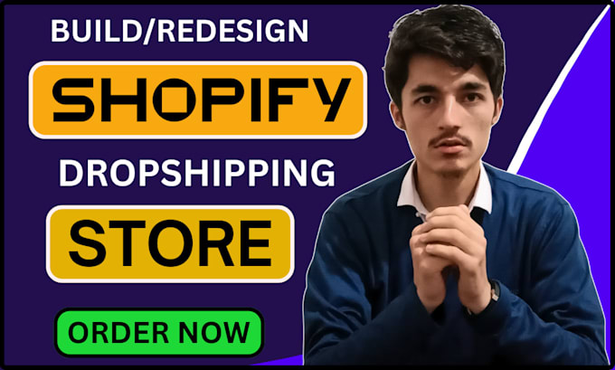 Gig Preview - Set up top notch shopify dropshipping store, ecommerce website designer