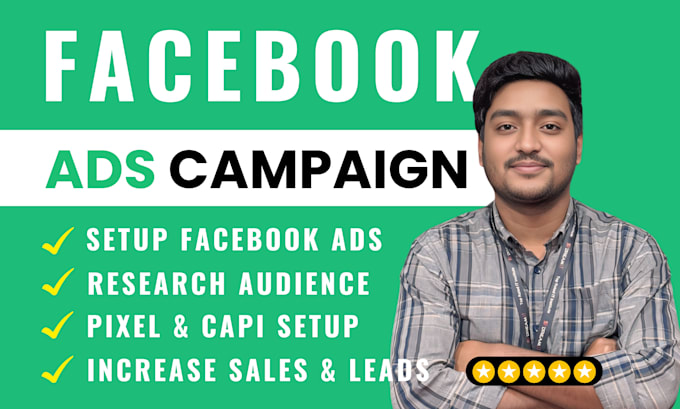 Gig Preview - Setup shopify facebook ads manager fb and instagram ads fb meta ads campaign