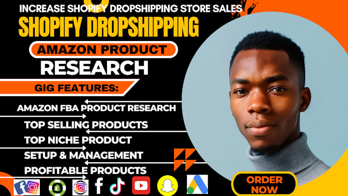 Bestseller - build amazon to shopify dropshipping store or amazon fba product research