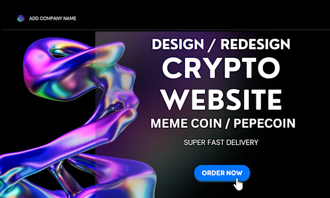 Gig Preview - Crypto website, meme coin, solana, tapswap,pepe coin,token website in 24 hours