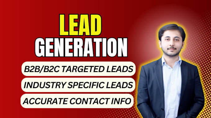 Gig Preview - Provide b2b lead generation, real estate, solar leads, expert email leads