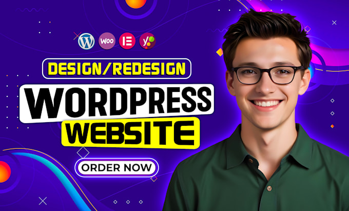 Gig Preview - Build wordpress website development, business website or wordpress blog website