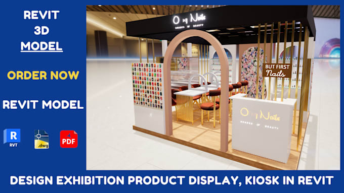 Gig Preview - Design exhibition product display and kiosk design