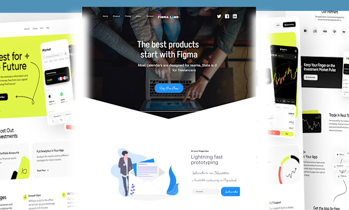 Bestseller - make user friendly figma landing page for higher conversion