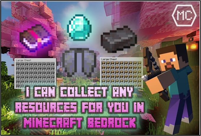 Gig Preview - Collect any resource for you in minecraft