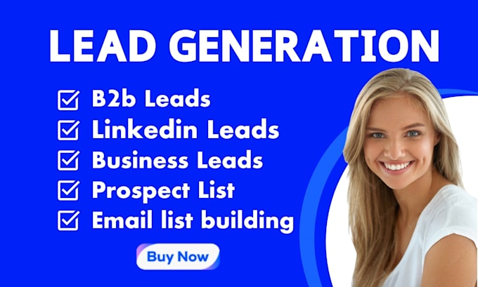 Gig Preview - Do b2b lead generation, linkedin leads, prospect list and email list building