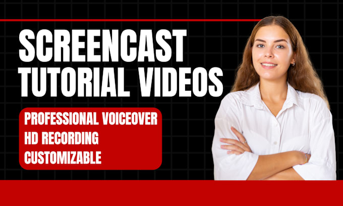 Gig Preview - Create HD screencast tutorial or explainer video for website, app with voiceover