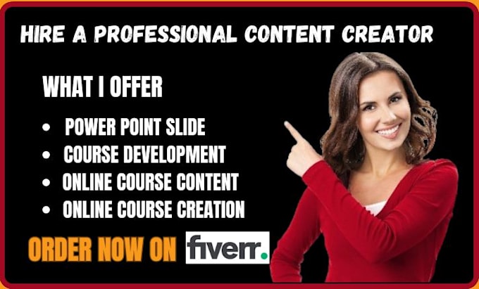 Gig Preview - Create online course content, online course creation, course upload, ppl slide