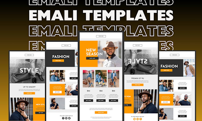 Gig Preview - Design responsive mailchimp and html email template