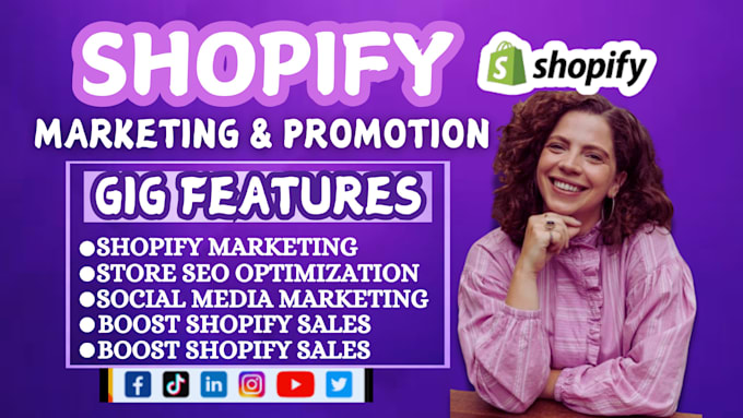 Gig Preview - Do complete shopify marketing, boost shopify store sales and ecommerce marketing