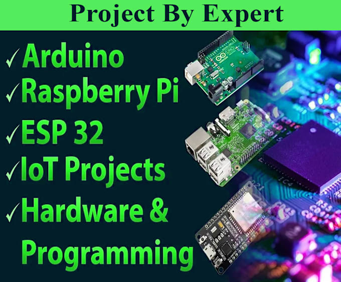 Gig Preview - Do arduino nodemcu esp raspberry pi iot projects with coding