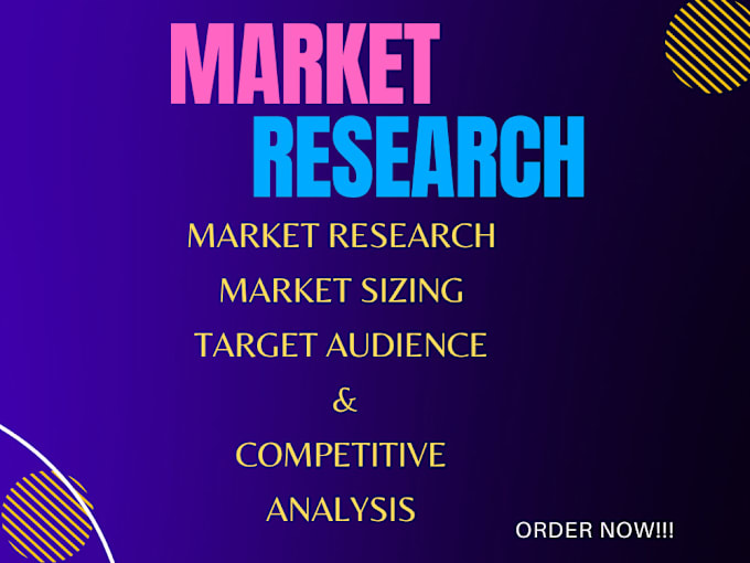 Bestseller - do market research, competitor analysis and swot