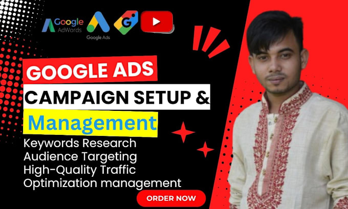 Gig Preview - Setup and manage google ads ad words ppc campaigns shopping ads