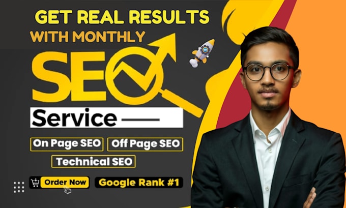 Gig Preview - Provide complete monthly SEO service for google top ranking