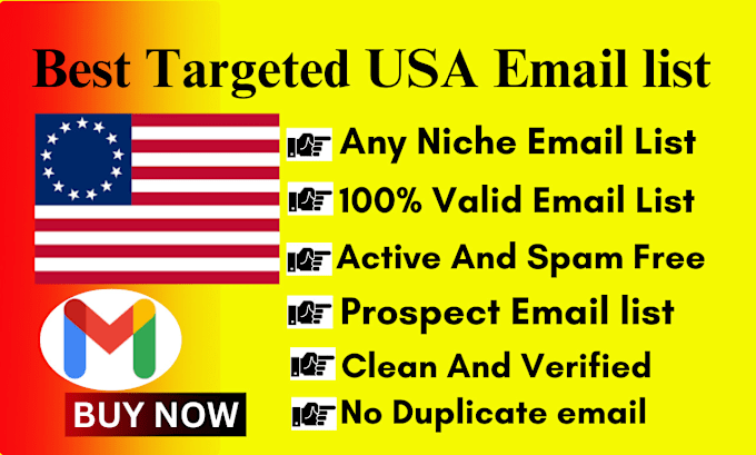 Gig Preview - Build an active usa email list for any industry