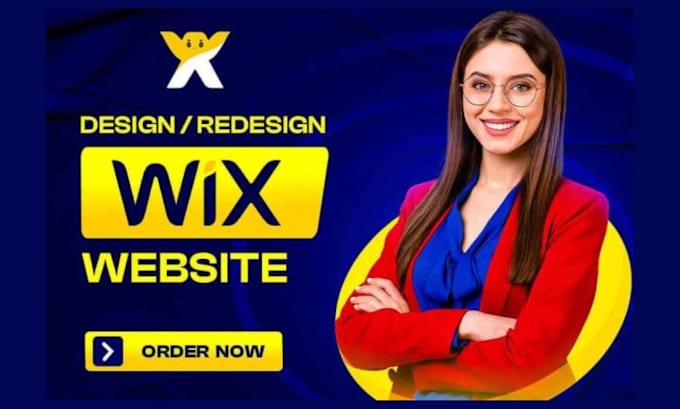 Gig Preview - Design wix website or redesign wix website design,  wix online store, wix design