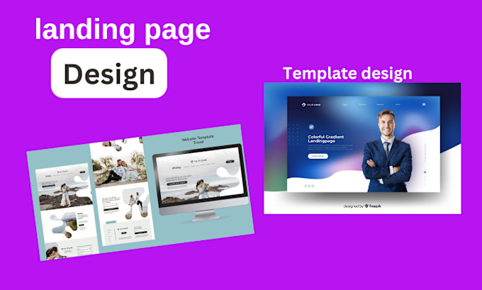 Gig Preview - Create responsive wordpress landing page design or elementor landing page design