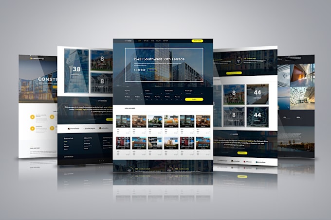 Gig Preview - Design professional real estate website with property listing idx, mls