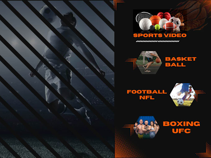 Gig Preview - Edit monetizable football NFL basketball ufc and sports videos for youtube