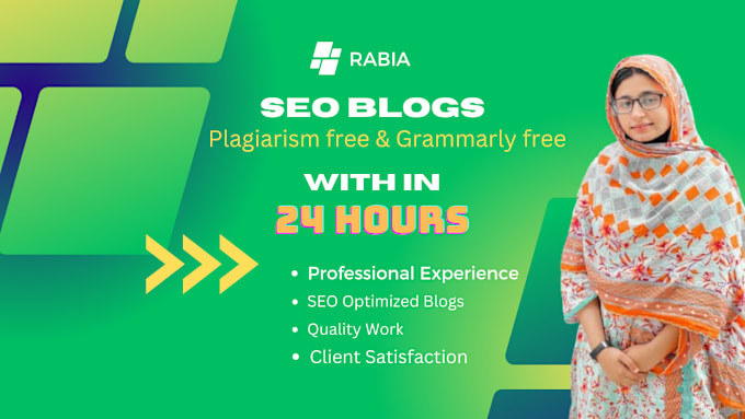 Gig Preview - Be your seo blog writer within 24 hours